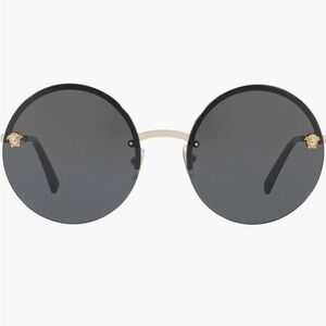 Versace Medusa Logo 59mm Large Round Sunglasses